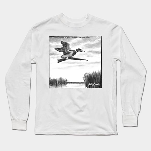 Duck Hunting Long Sleeve T-Shirt by blisscartoons